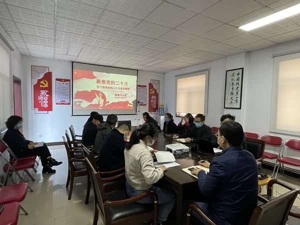 公司认真学习宣传贯彻党的二十大精神