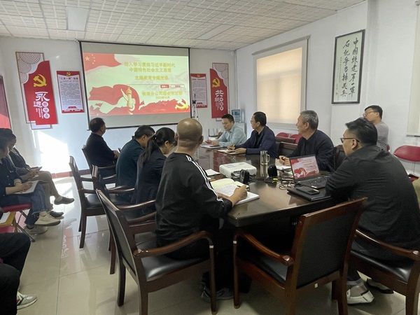 公司综合支部开展主题教育专题党课